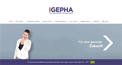 Desktop Screenshot of igepha.at
