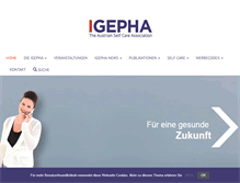 Tablet Screenshot of igepha.at